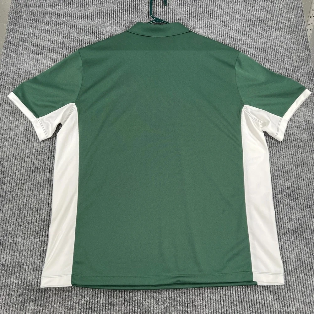 New York Jets Polo Shirt Mens XL Extra Large Green Short Sleeve Nike NFL Footbal